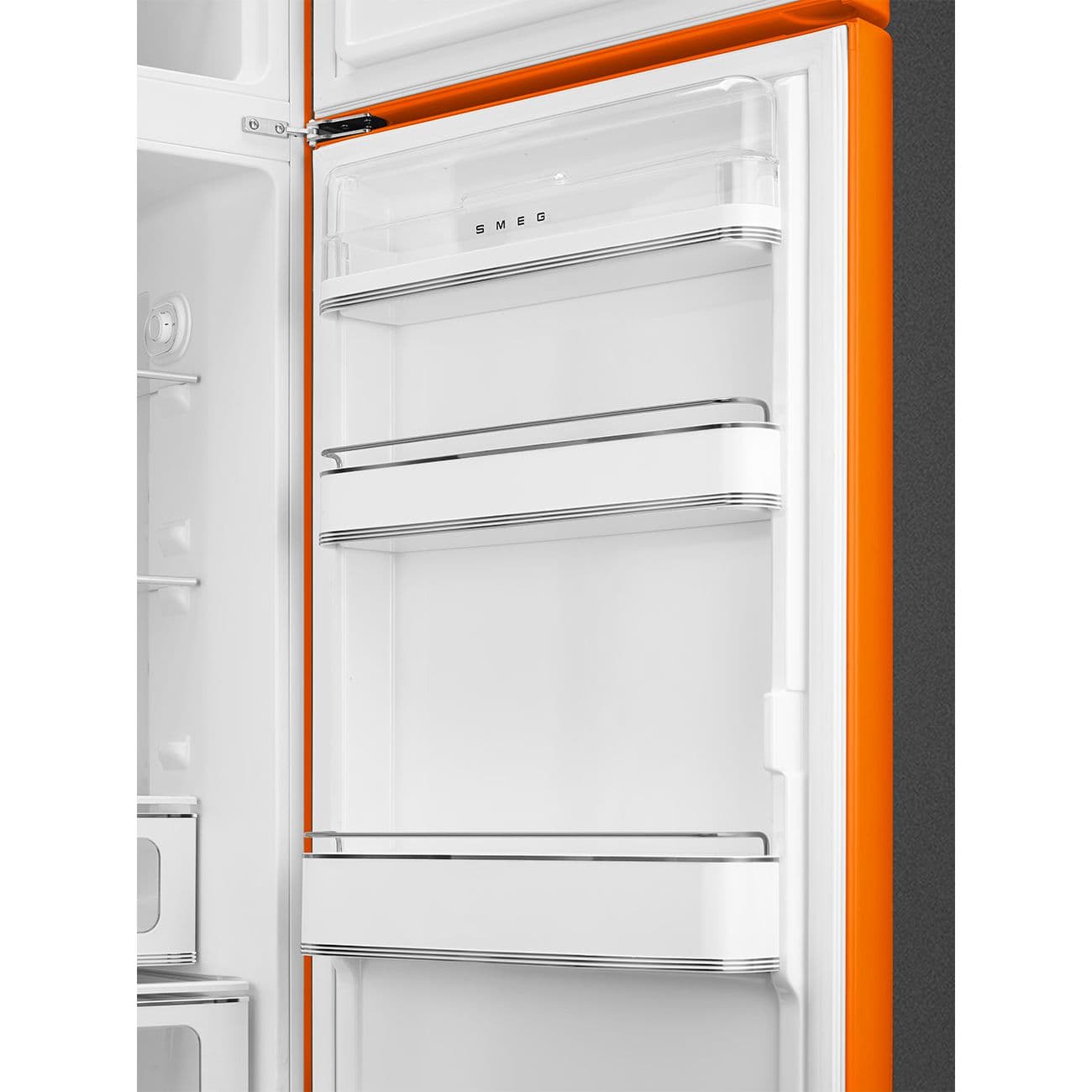 Standgerät Kühlschränke 2-türig, Orange 50's Style Aesthetic - Thumbnail 7