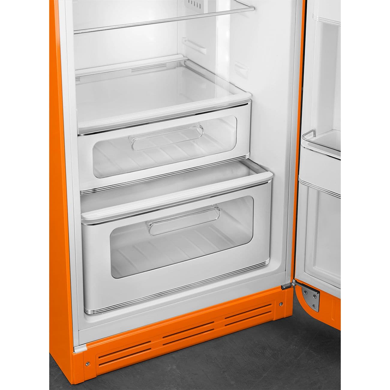 Standgerät Kühlschränke 2-türig, Orange 50's Style Aesthetic - Thumbnail 8