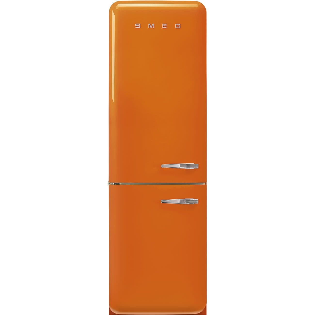 Standgerät Kühlschränke Kühl-/Gefrierkombination, Orange 50's Style Aesthetic - Bild 1