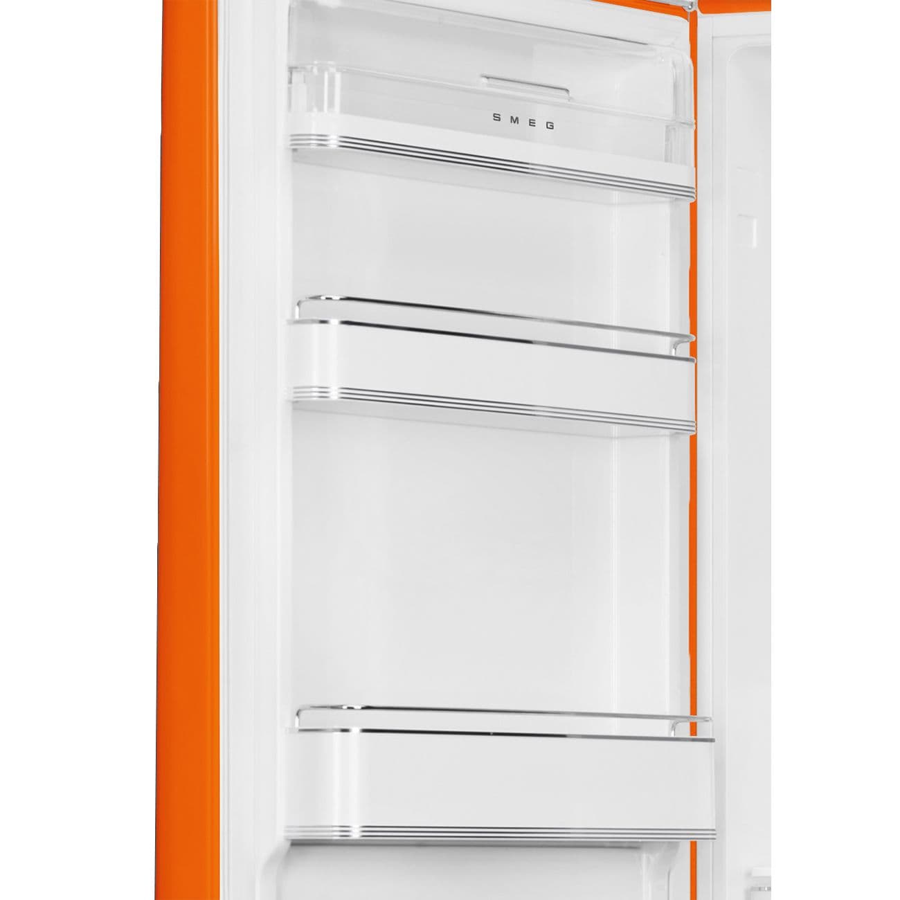 Standgerät Kühlschränke Kühl-/Gefrierkombination, Orange 50's Style Aesthetic - Thumbnail 2
