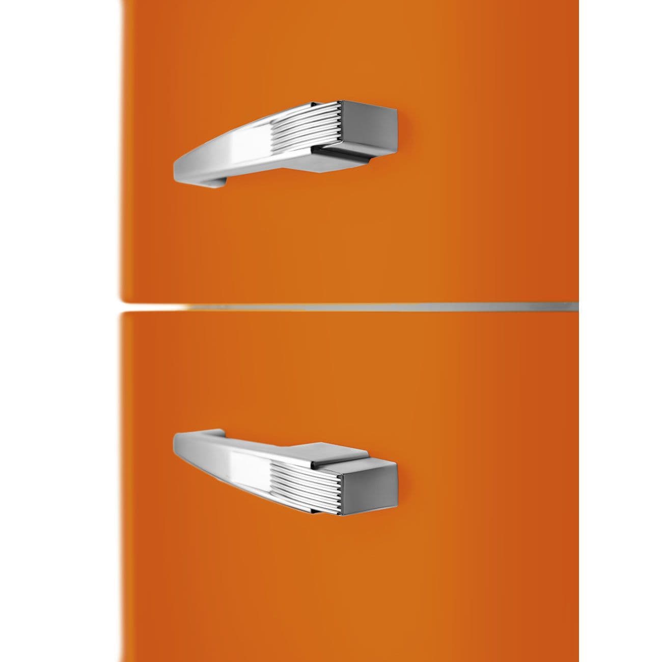 Standgerät Kühlschränke Kühl-/Gefrierkombination, Orange 50's Style Aesthetic - Thumbnail 5