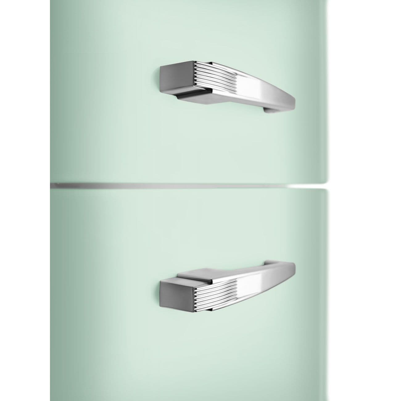Standgerät Kühlschränke Kühl-/Gefrierkombination, Pastellgrün 50's Style Aesthetic - Thumbnail 9