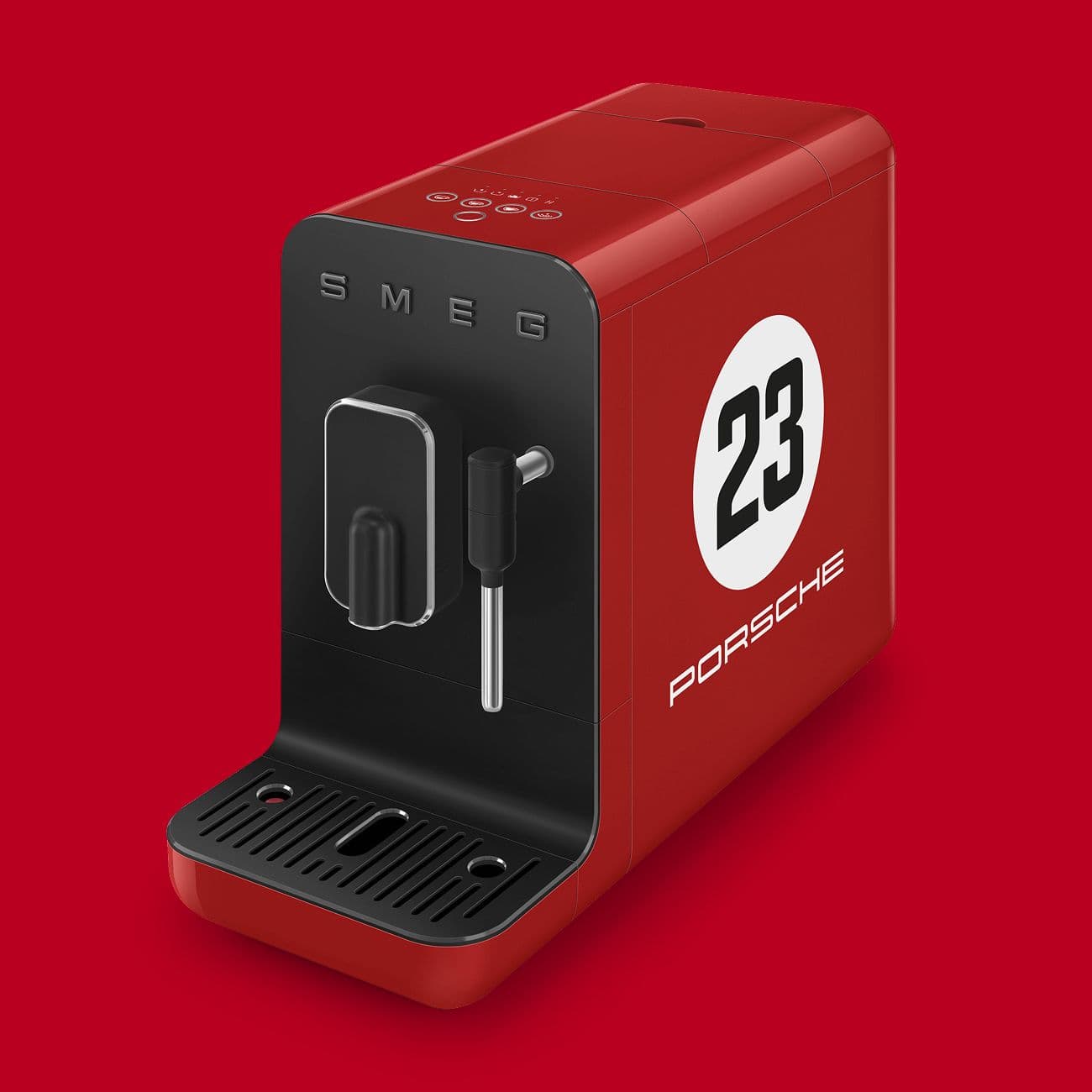 Kaffeemaschine mit Mahlwerk BCC12 | Porsche 917 Rot, Livery Salzburg Porsche x SMEG - Thumbnail 4