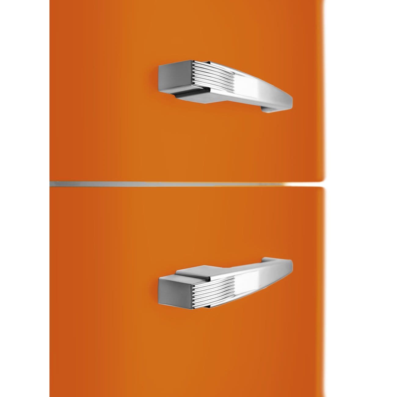 Standgerät Kühlschränke Kühl-/Gefrierkombination, Orange 50's Style Aesthetic - Thumbnail 9
