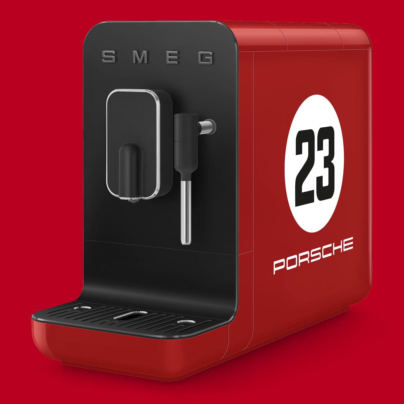 Kaffeemaschine mit Mahlwerk BCC12 | Porsche 917 Rot, Livery Salzburg Porsche x SMEG - Thumbnail 10
