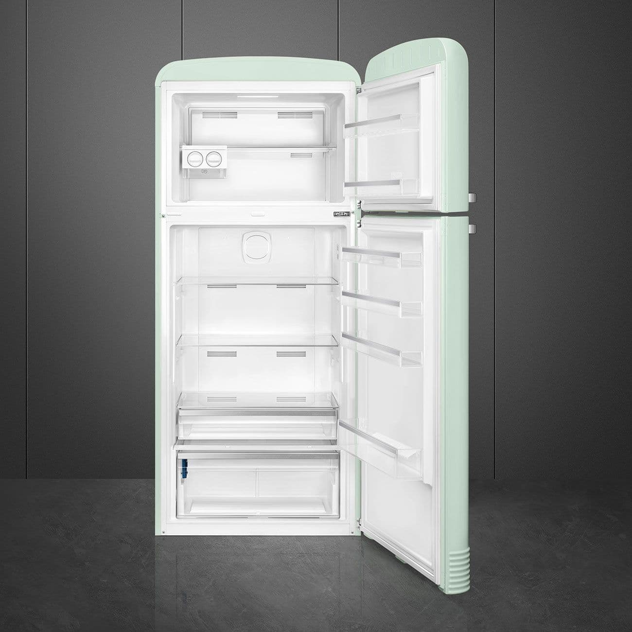 Standgerät Kühlschränke 2-türig, Pastellgrün 50's Style Aesthetic - Thumbnail 2