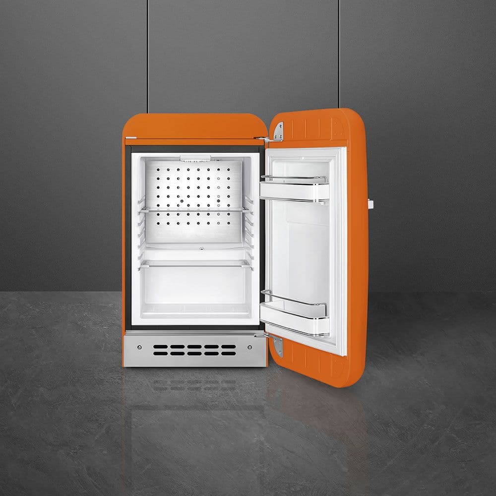 Standgerät Kühlschränke 1-türig, Orange 50's Style Aesthetic - Thumbnail 2
