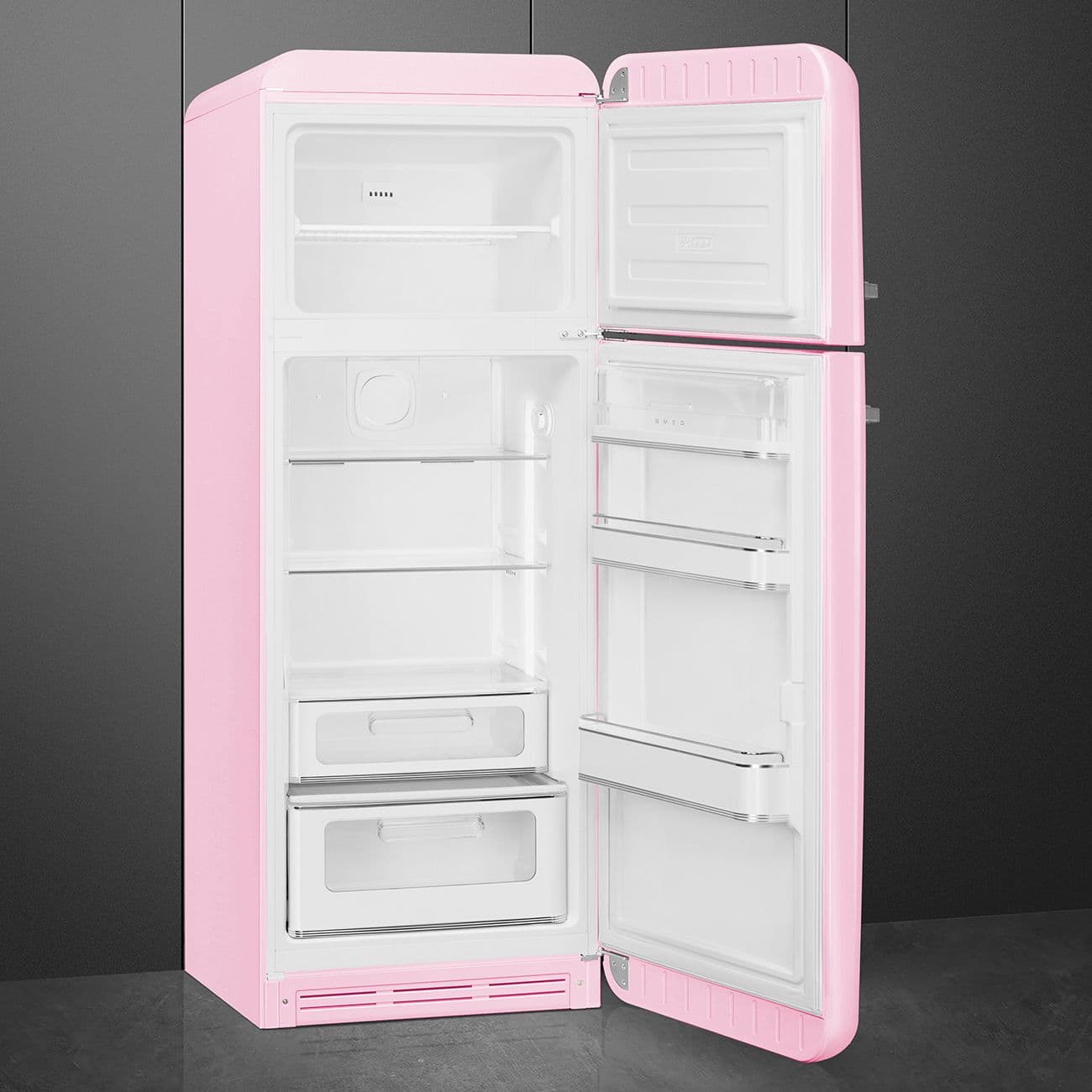 Standgerät Kühlschränke 2-türig, Cadillac Pink 50's Style Aesthetic - Thumbnail 2