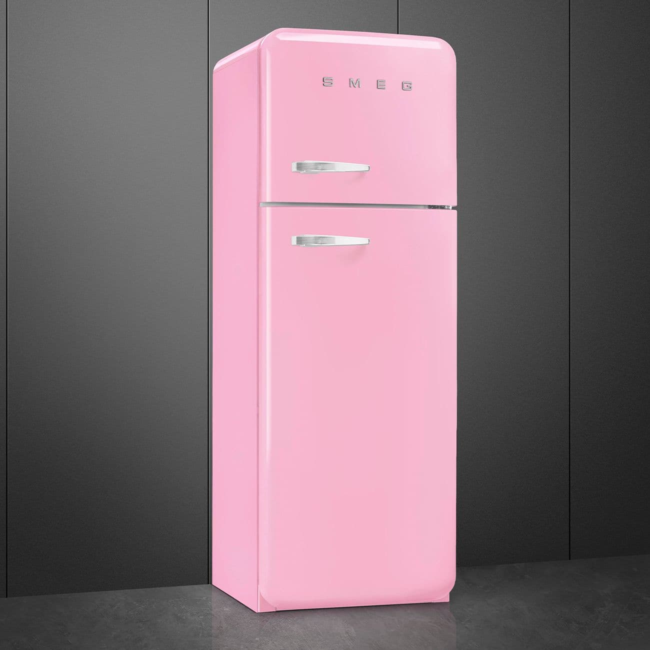 Standgerät Kühlschränke 2-türig, Cadillac Pink 50's Style Aesthetic - Thumbnail 3