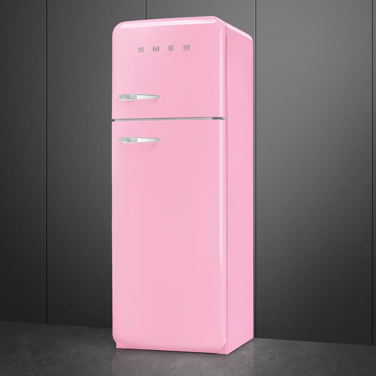 Standgerät Kühlschränke 2-türig, Cadillac Pink 50's Style Aesthetic - Thumbnail 4