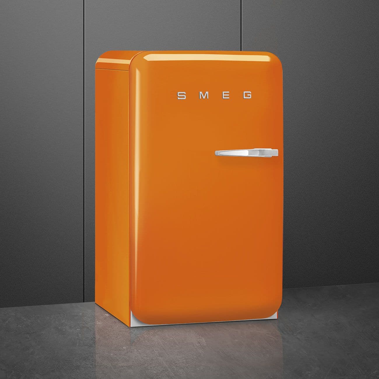 Standgerät Kühlschränke 1-türig, Orange 50's Style Aesthetic - Thumbnail 3