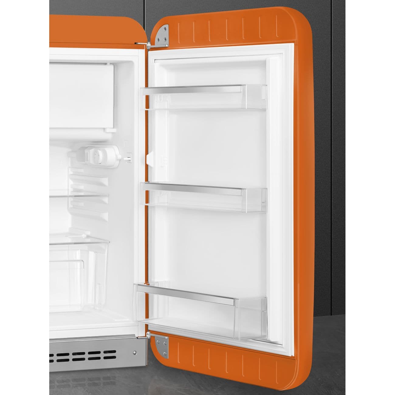 Standgerät Kühlschränke 1-türig, Orange 50's Style Aesthetic - Thumbnail 7