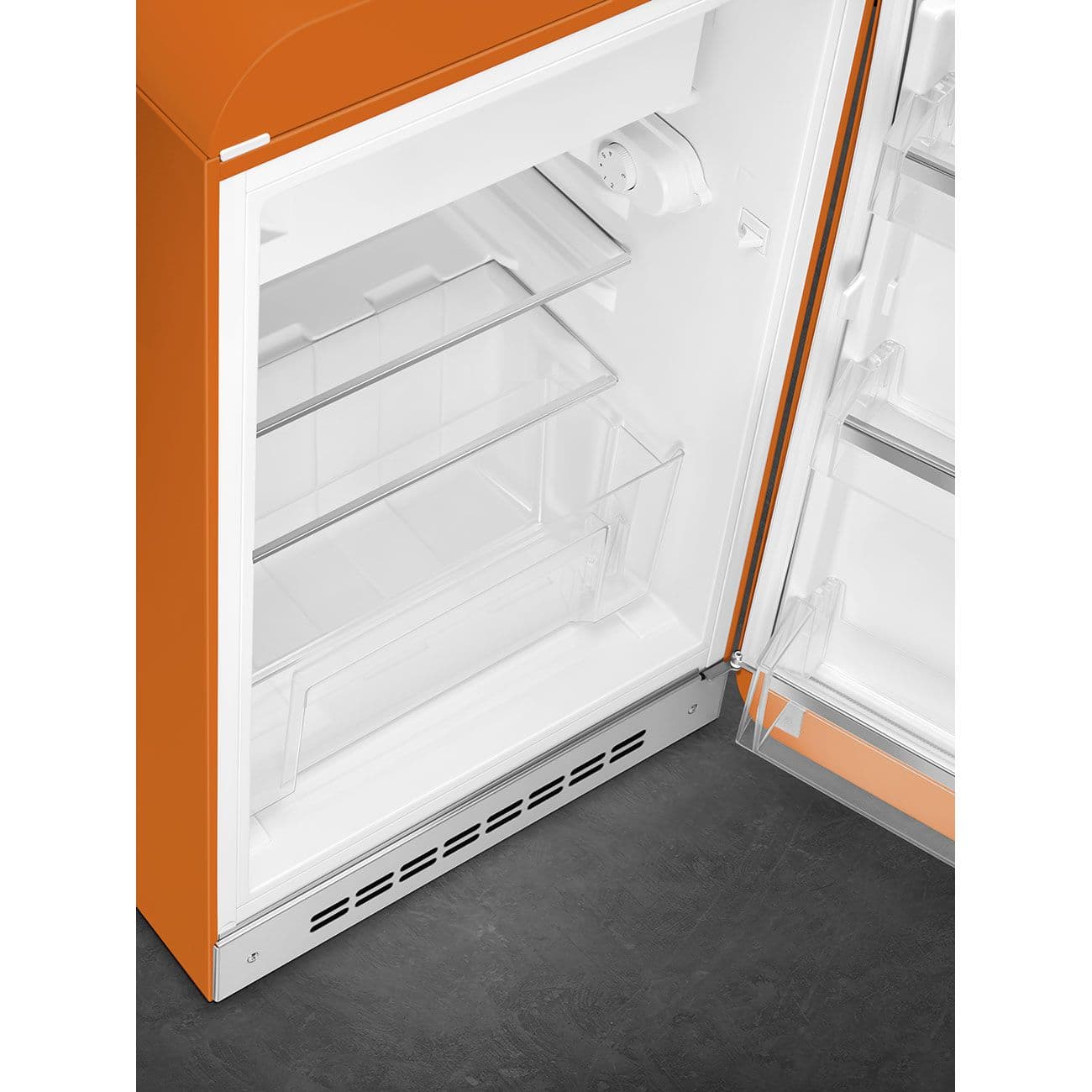 Standgerät Kühlschränke 1-türig, Orange 50's Style Aesthetic - Thumbnail 8
