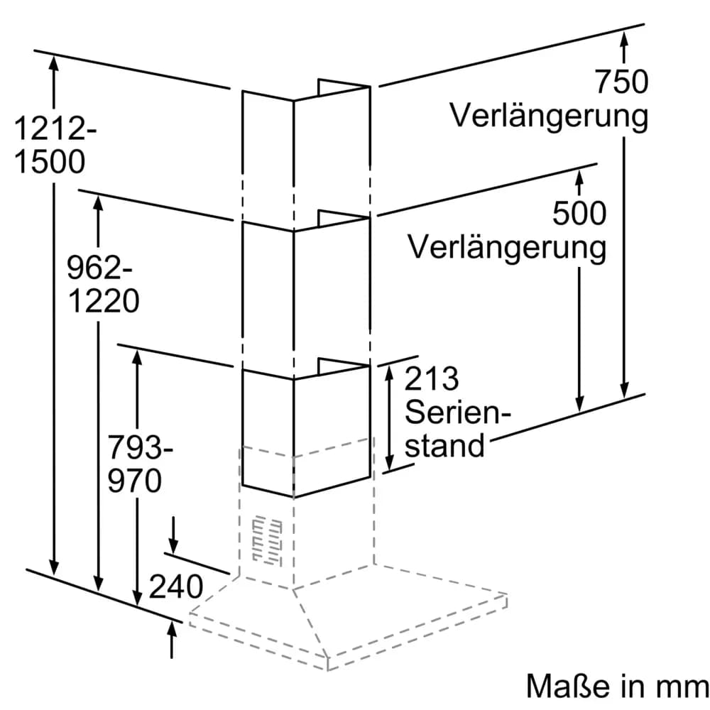Kaminverlängerung 500 mm Edelstahl - Thumbnail 3