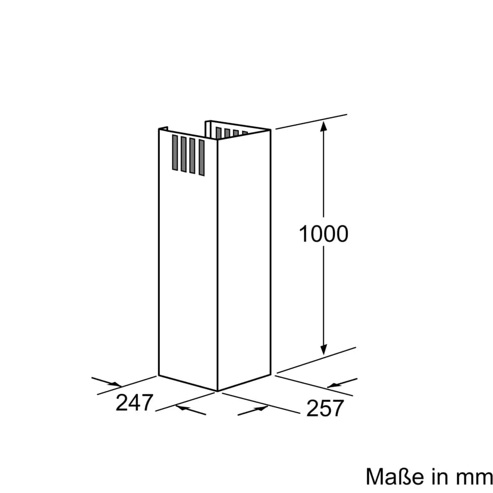 Kaminverlängerung 1000 mm Edelstahl - Thumbnail 2