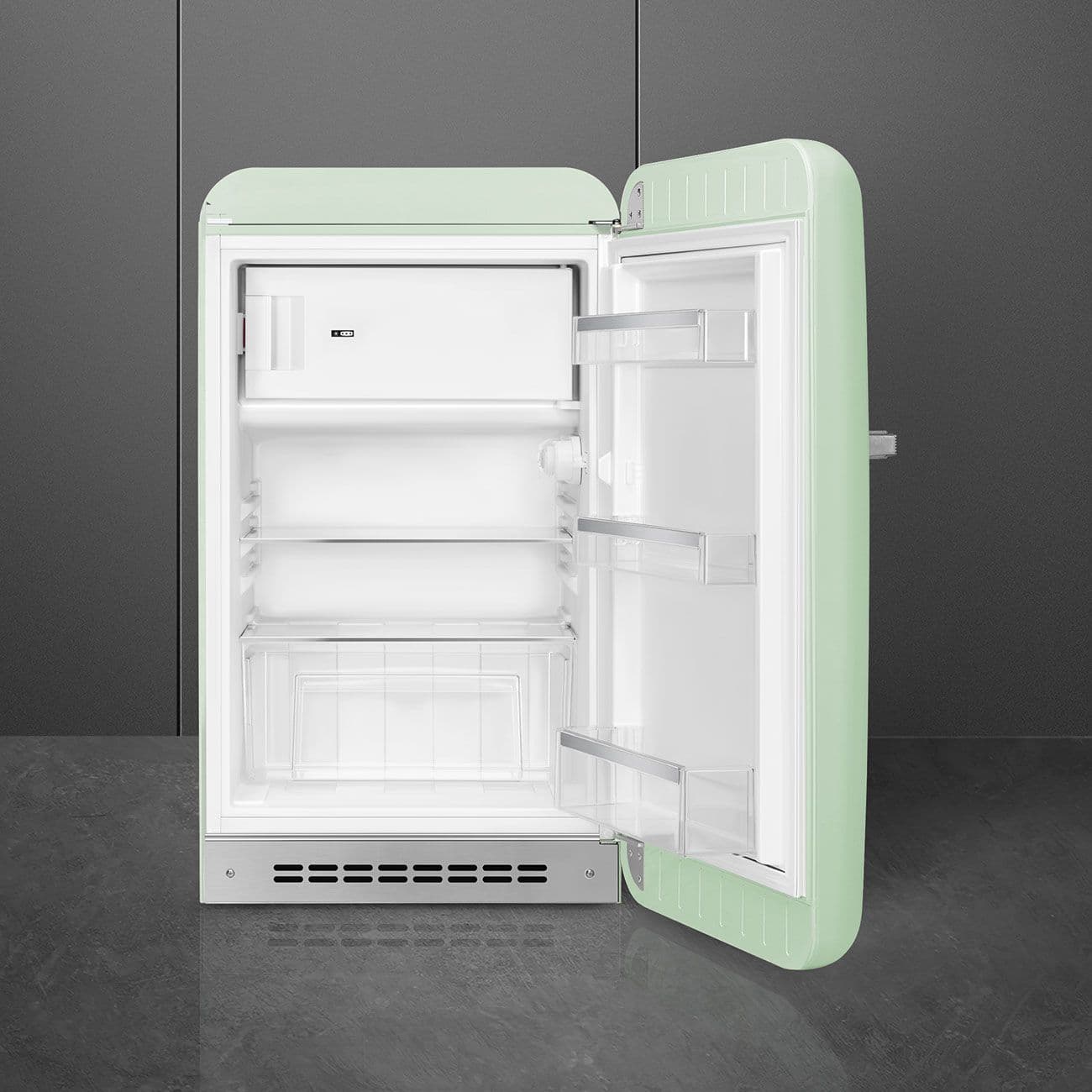Standgerät Kühlschränke 1-türig, Pastellgrün 50's Style Aesthetic - Thumbnail 2