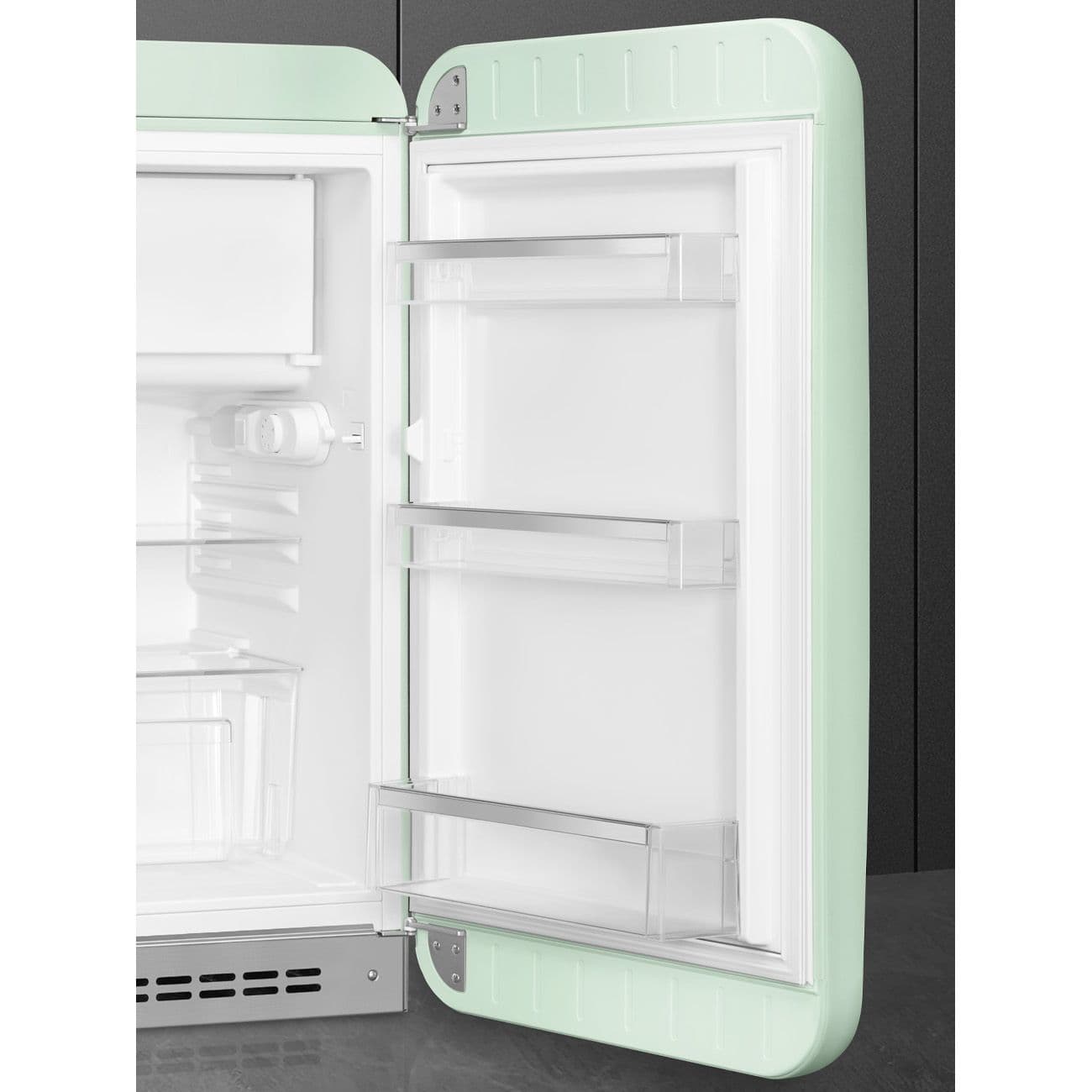 Standgerät Kühlschränke 1-türig, Pastellgrün 50's Style Aesthetic - Thumbnail 6