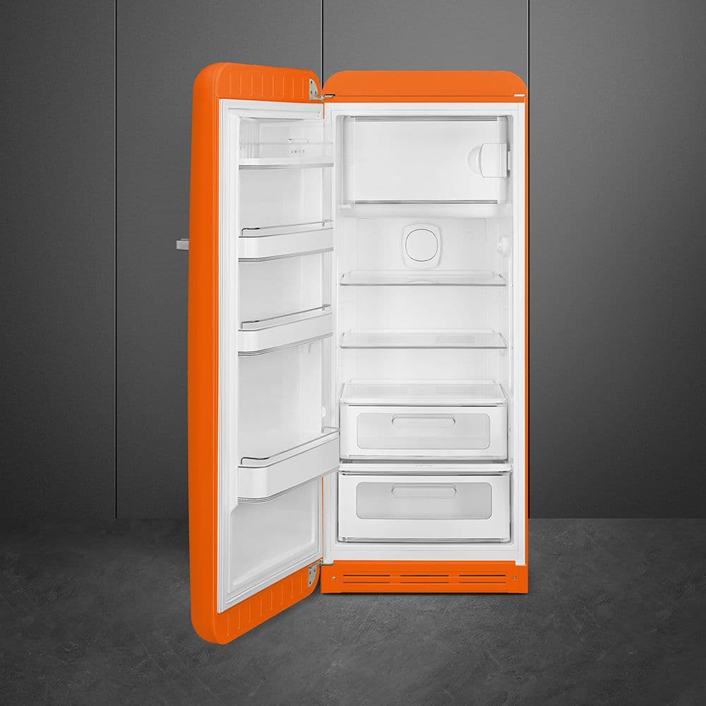 Standgerät Kühlschränke 1-türig, Orange 50's Style Aesthetic - Thumbnail 2