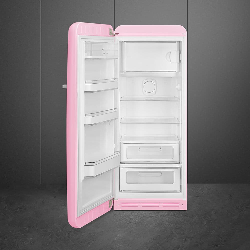 Standgerät Kühlschränke 1-türig, Cadillac Pink 50's Style Aesthetic - Thumbnail 2