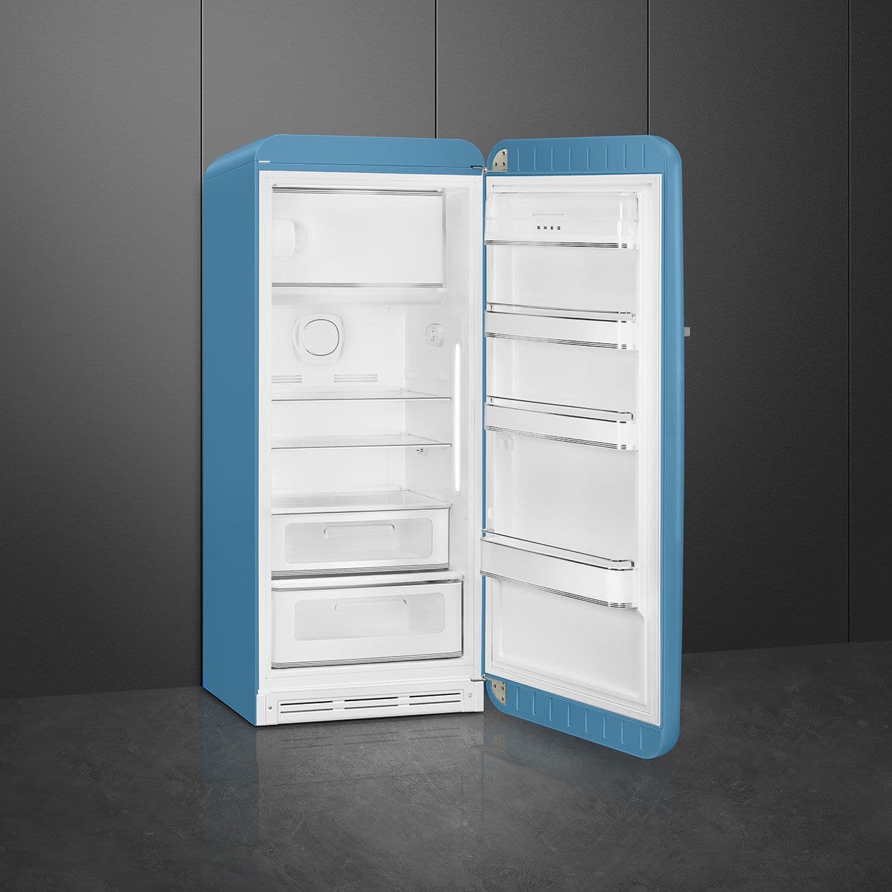 Standgerät Kühlschränke 1-türig, Light Blue 50's Style Aesthetic - Thumbnail 2