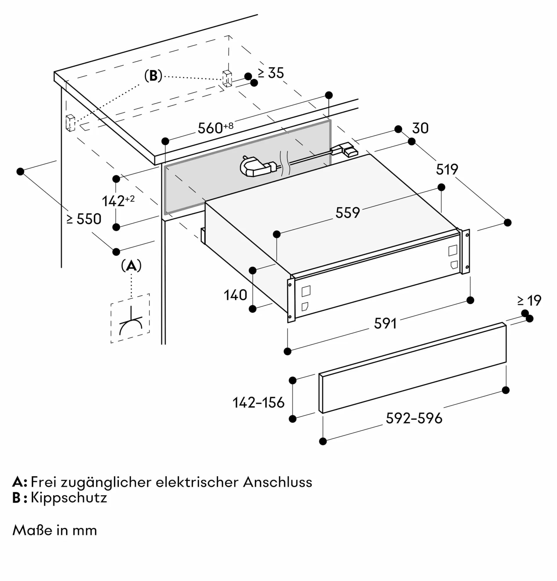 Gaggenau Serie Expressive Wärmeschublade 60 x 14 cm - Thumbnail 2