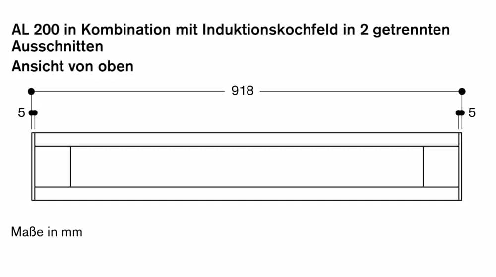 Serie 200 Tischlüftung 90 cm flächenbündiger Einbau - Thumbnail 23