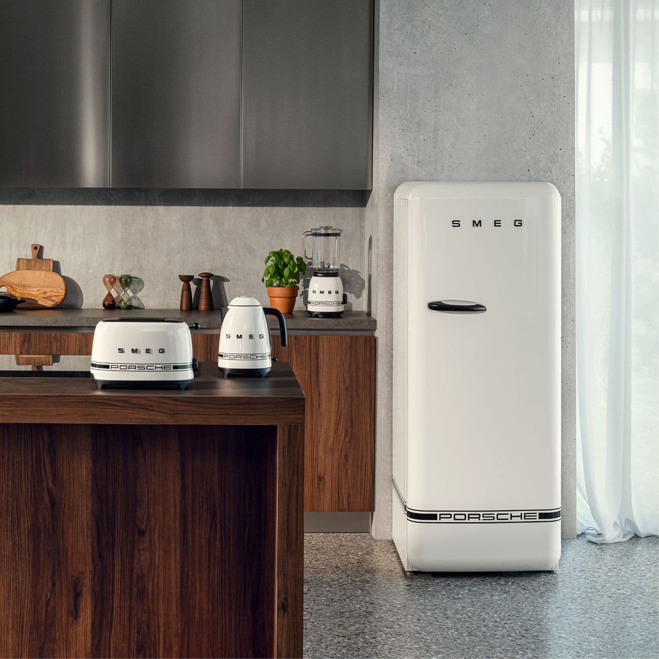Kühlschrank FAB28 | Carrara White Porsche x SMEG - Thumbnail 5