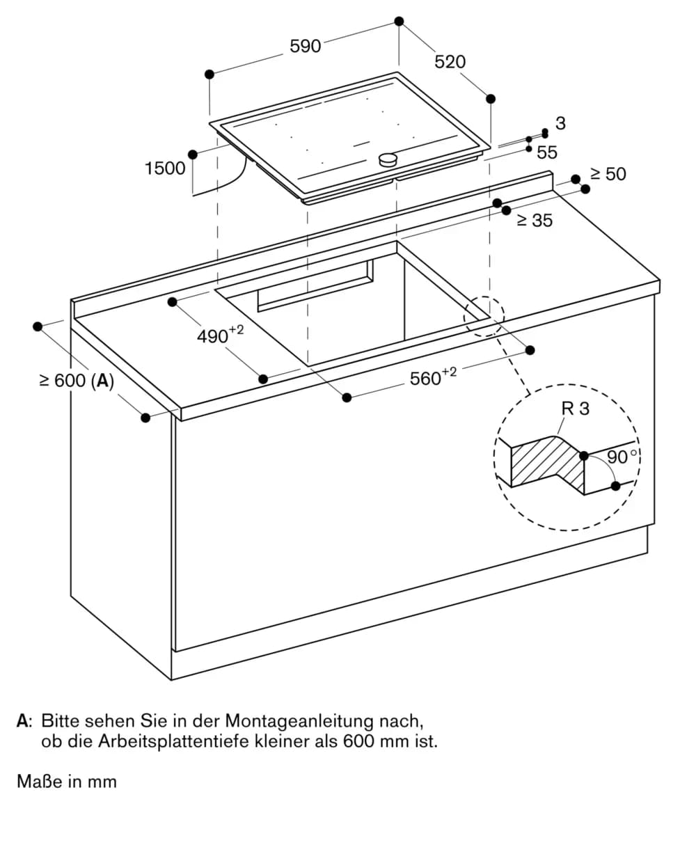 Serie 200 Flex-Induktionskochfeld 60 cm - Thumbnail 3