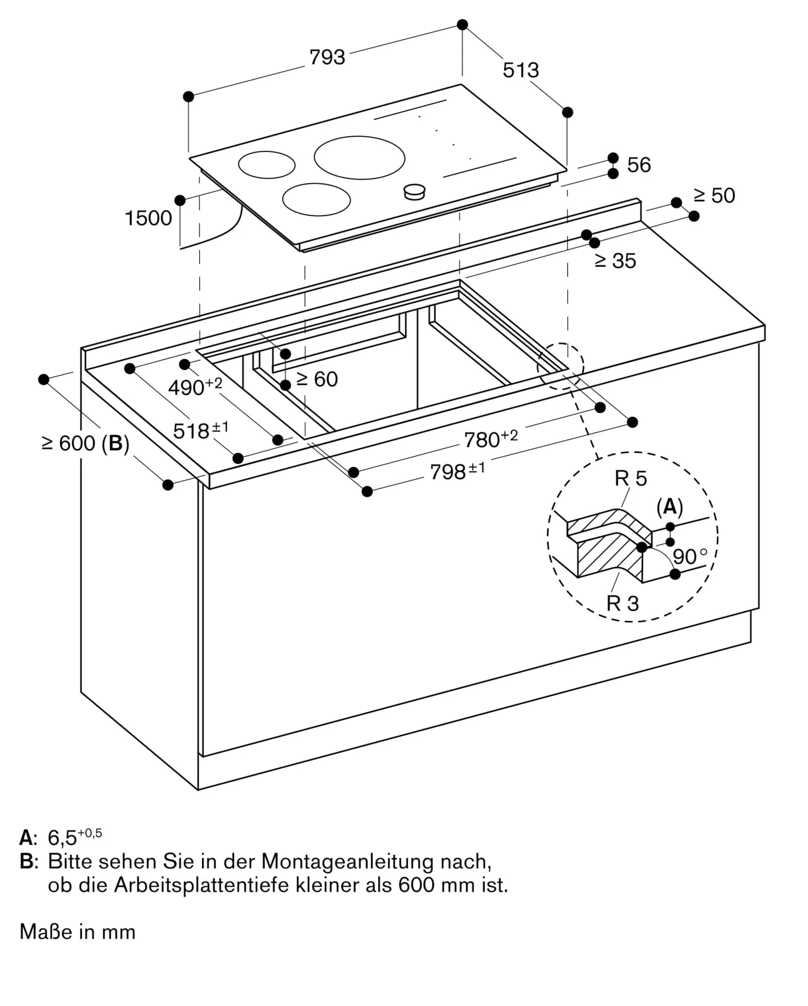Serie 200 Flex-Induktionskochfeld 80 cm - Thumbnail 3