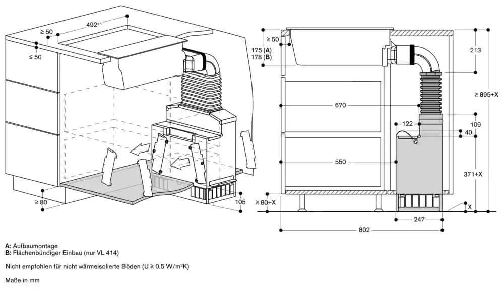 Serie 200 Vario Muldenlüftung 15 cm Schwarz - Thumbnail 19