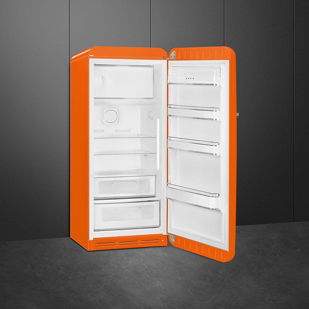 Standgerät Kühlschränke 1-türig, Orange 50's Style Aesthetic - Thumbnail 9