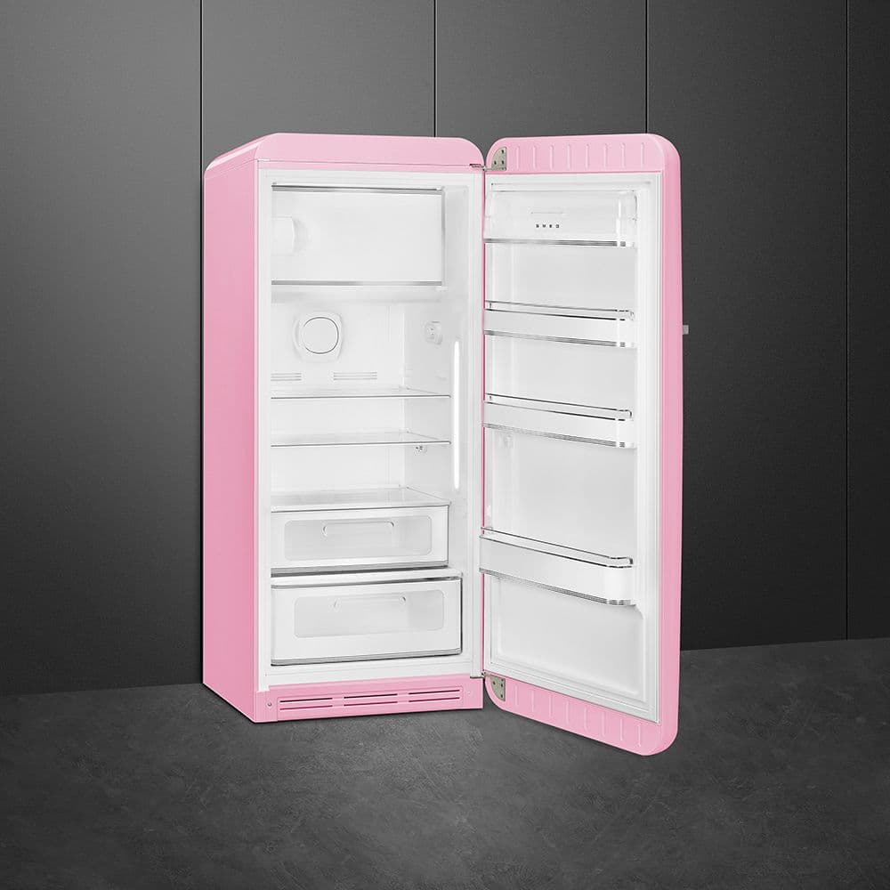 Standgerät Kühlschränke 1-türig, Cadillac Pink 50's Style Aesthetic - Thumbnail 9