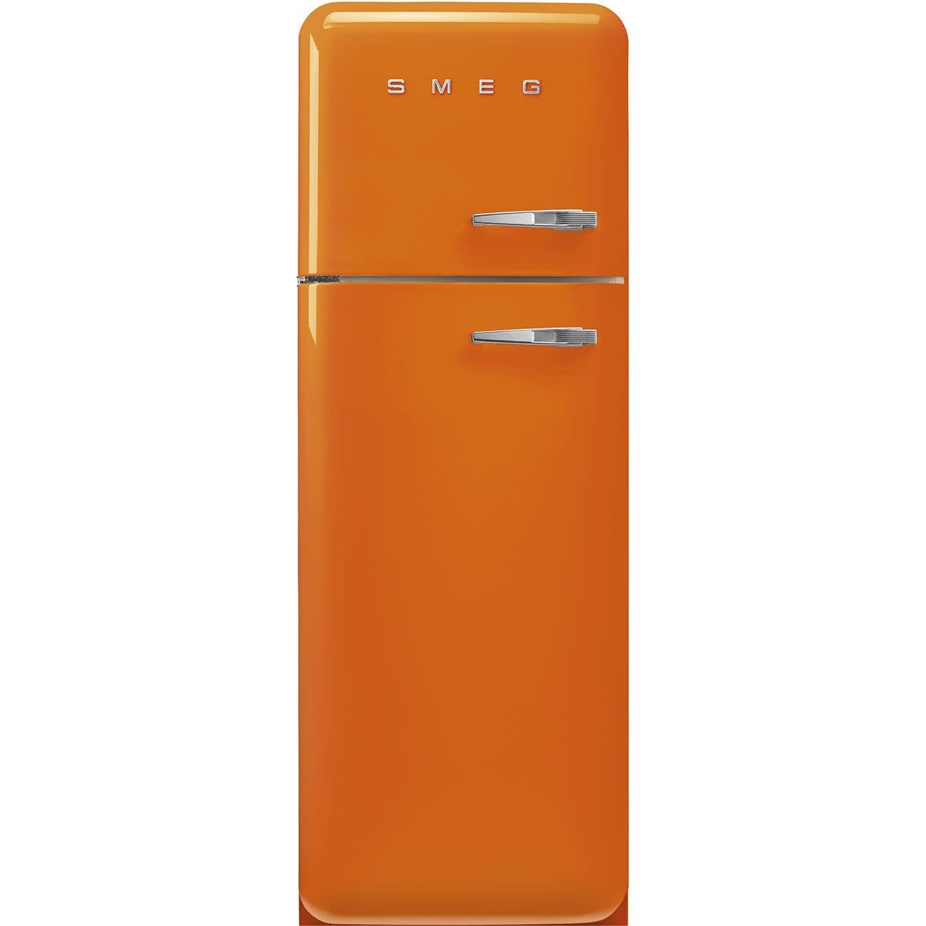 Standgerät Kühlschränke 2-türig, Orange 50's Style Aesthetic - Bild 1