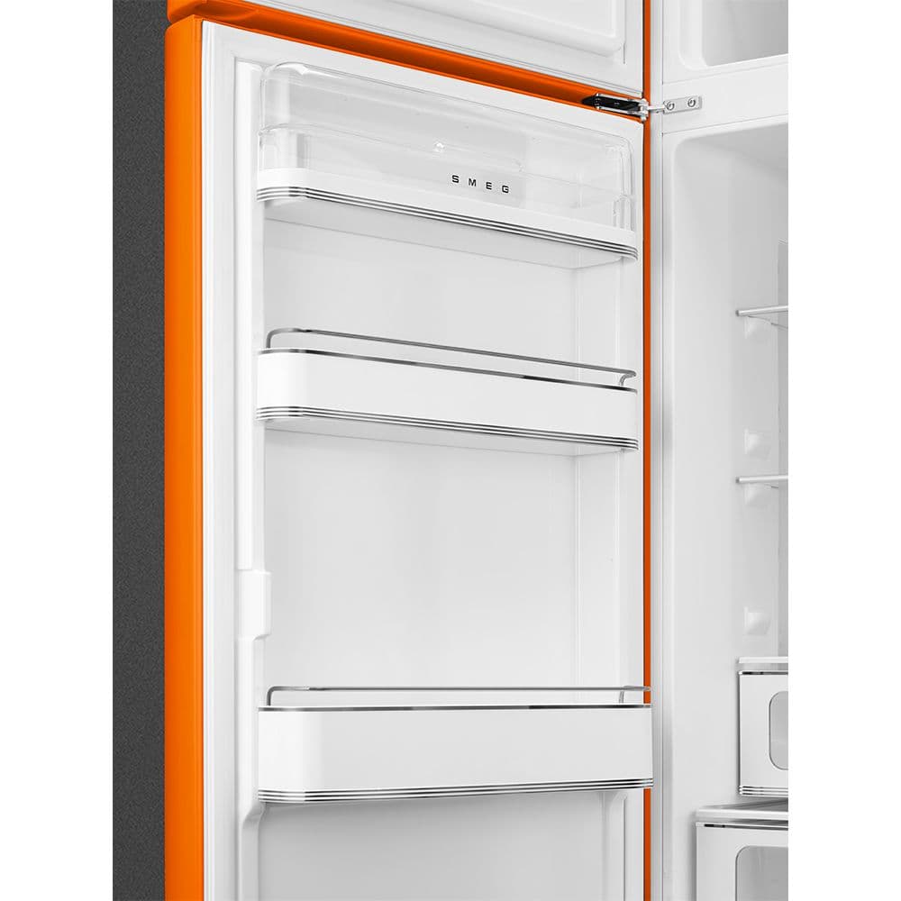 Standgerät Kühlschränke 2-türig, Orange 50's Style Aesthetic - Thumbnail 6